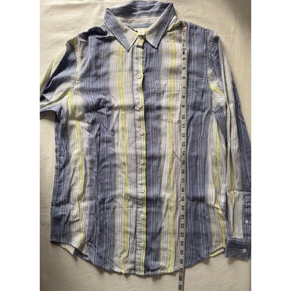 New CASLON Cotton Blend Easy Print Button-Up Shirt Women's Size S - Picture 8 of 8